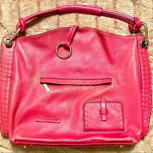 BGBC Maxazria Hot Pink Leather Handbag - Original